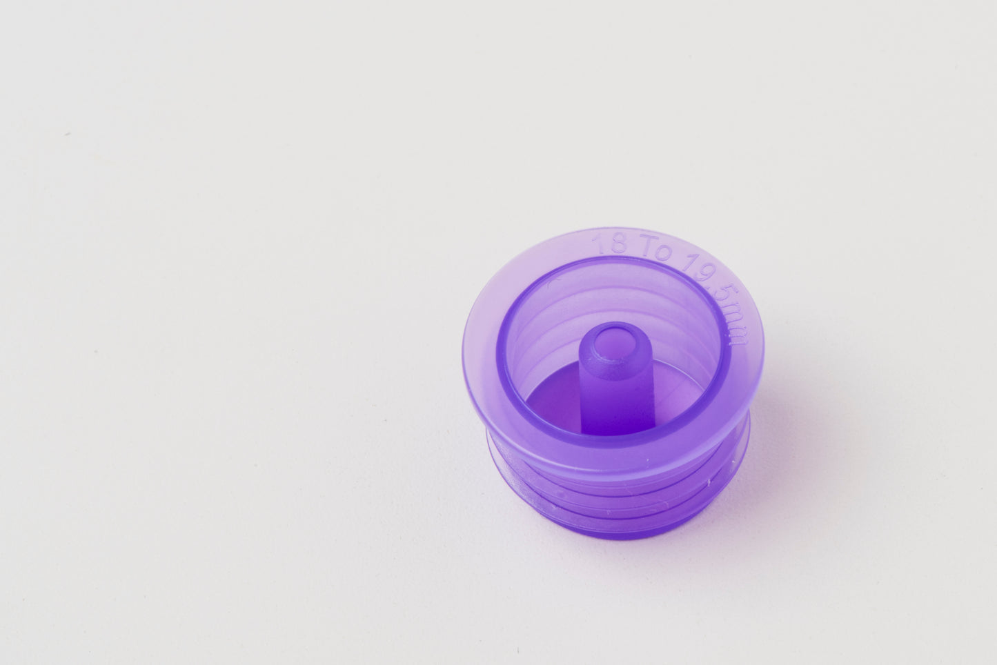 Purple ENFit Medicine Bottle Adapters